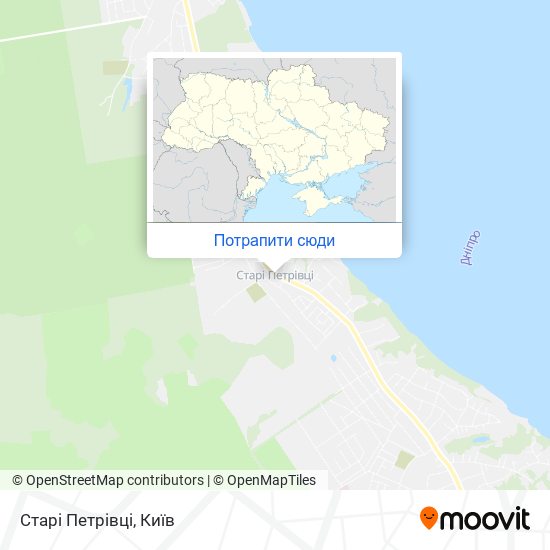 Карта Старі Петрівці