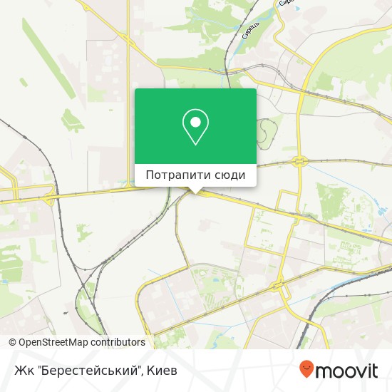 Карта Жк "Берестейський"