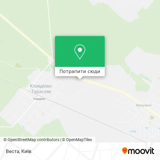 Карта Веста