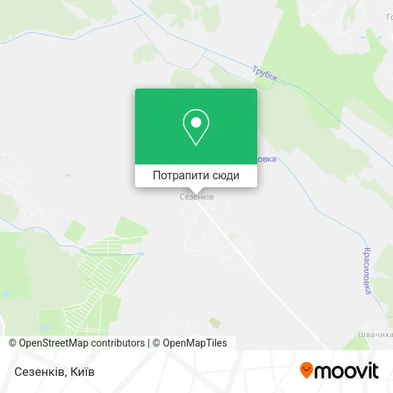 Карта Сезенків
