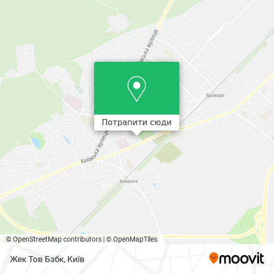 Карта Жек Тов Бзбк