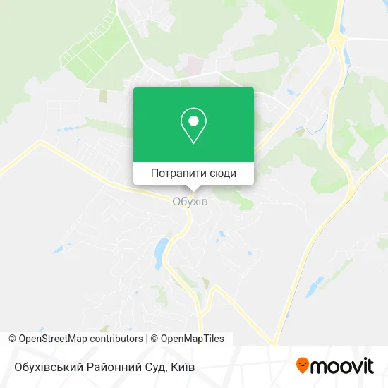 Карта Обухівський Районний Суд