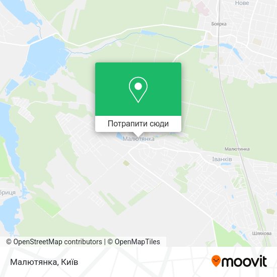 Карта Малютянка