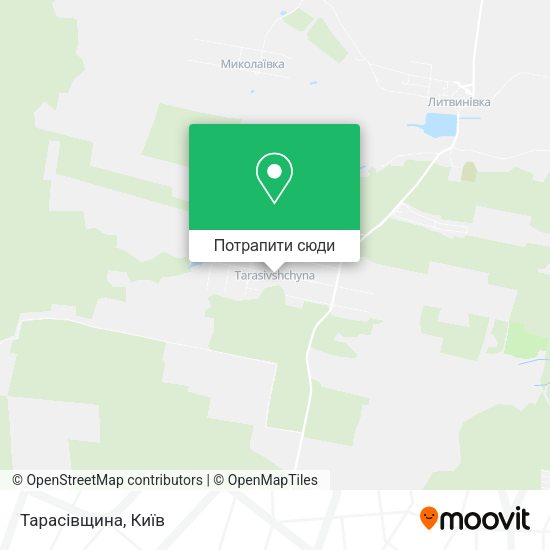 Карта Тарасівщина