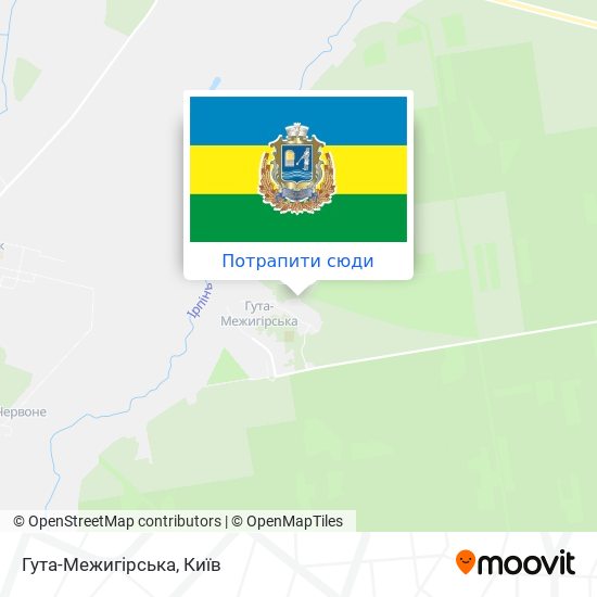 Карта Гута-Межигірська