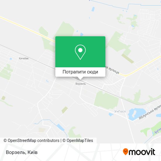 Карта Ворзель