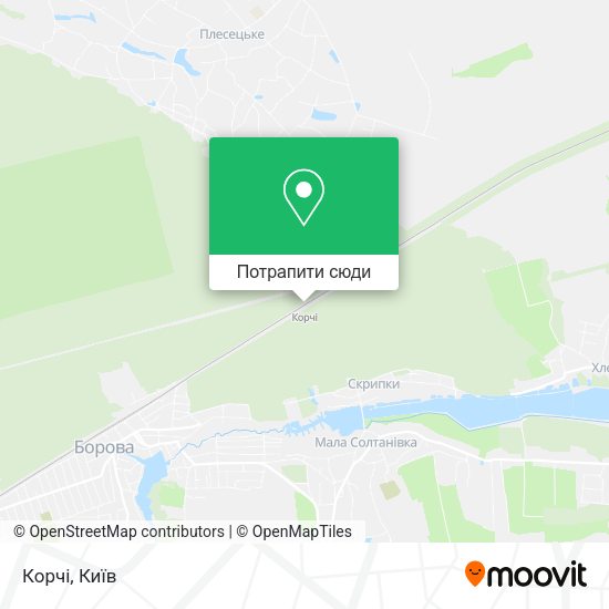 Карта Корчі
