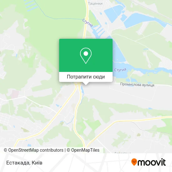 Карта Естакада