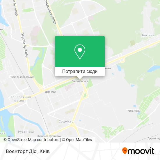 Карта Воєнторг Дісі