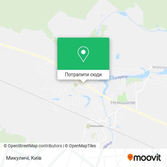 Карта Микуличі