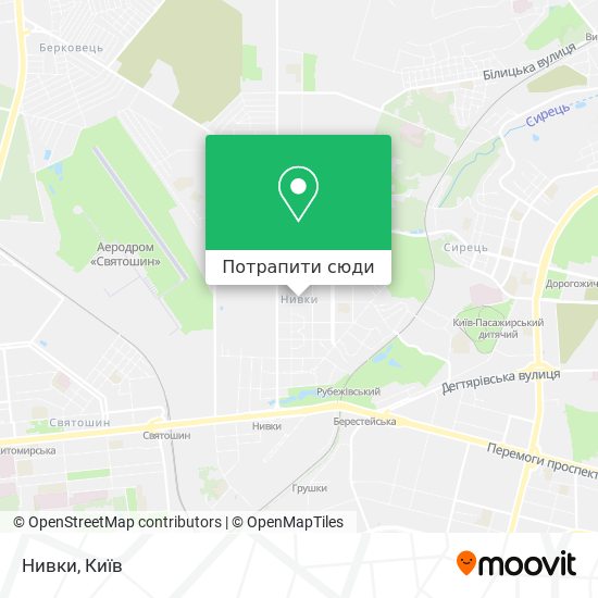 Карта Нивки