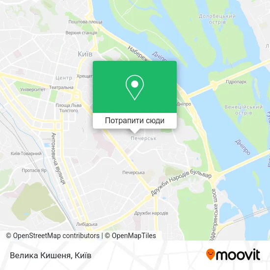 Карта Велика Кишеня