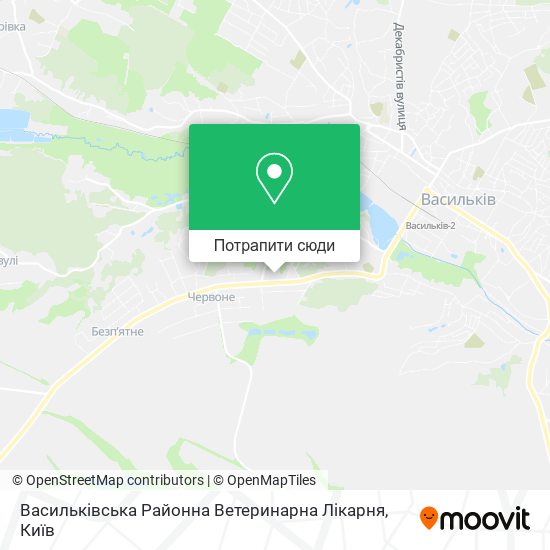 Карта Васильківська Районна Ветеринарна Лікарня