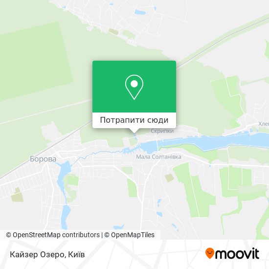Карта Кайзер Озеро
