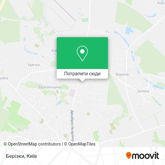 Карта Берізки