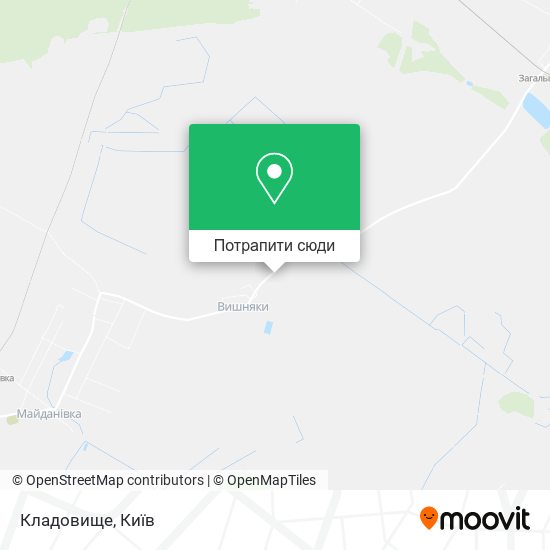 Карта Кладовище