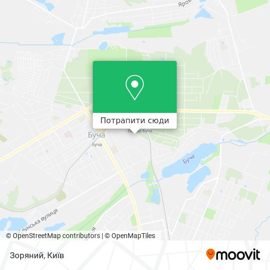 Карта Зоряний