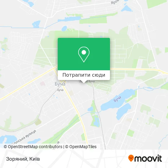 Карта Зоряний