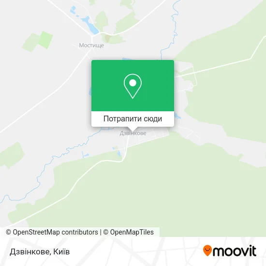 Карта Дзвінкове