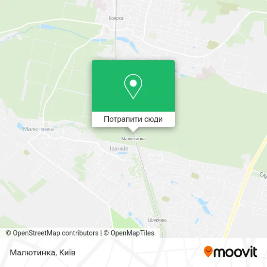 Карта Малютинка