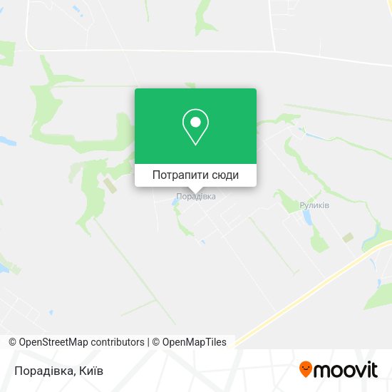 Карта Порадівка