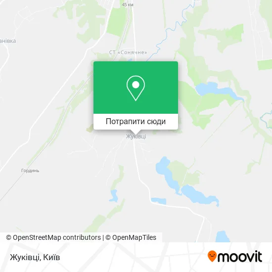 Карта Жуківці