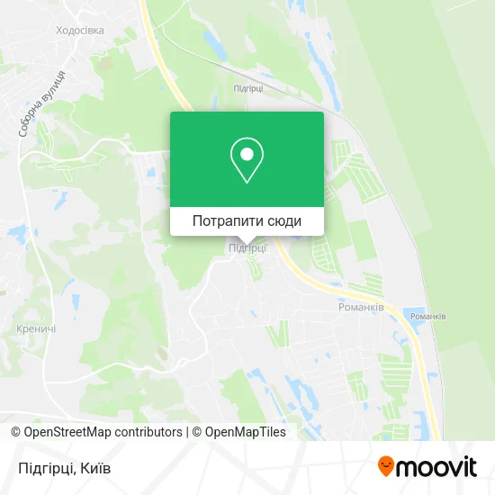Карта Підгірці
