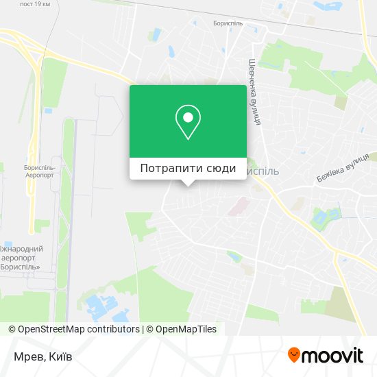 Карта Мрев