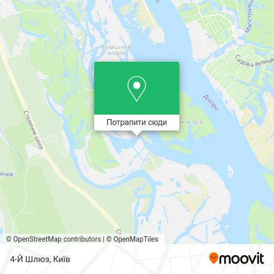 Карта 4-Й Шлюз