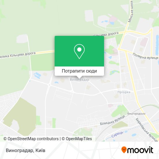 Карта Виноградар