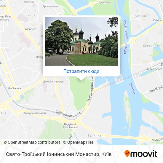 Карта Свято-Троїцький Іонинський Монастир
