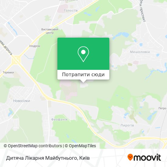 Карта Дитяча Лікарня Майбутнього