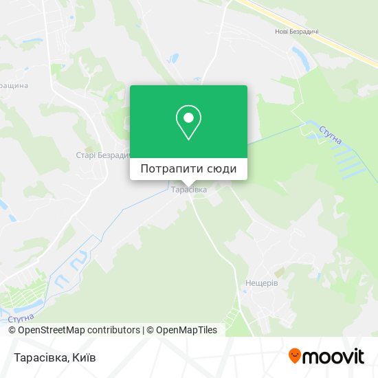 Карта Тарасівка
