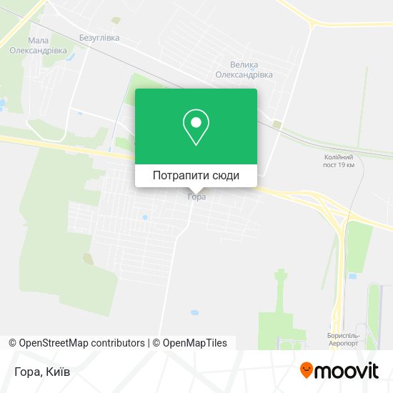 Карта Гора