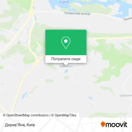 Карта Дерев’Яна
