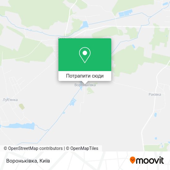 Карта Вороньківка