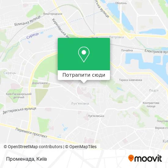 Карта Променада