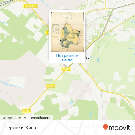Карта Теремки