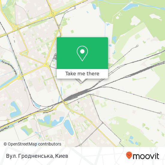 Карта Вул. Гродненська