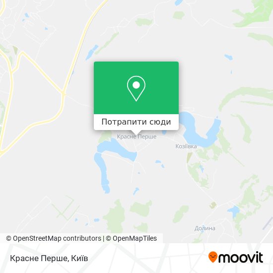 Карта Красне Перше