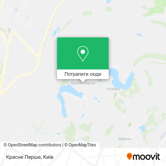 Карта Красне Перше