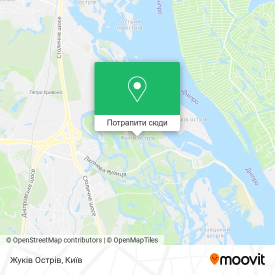 Карта Жуків Острів