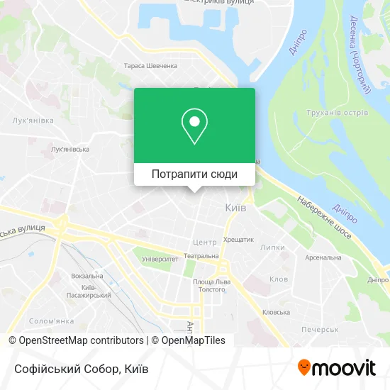 Карта Софійський Собор