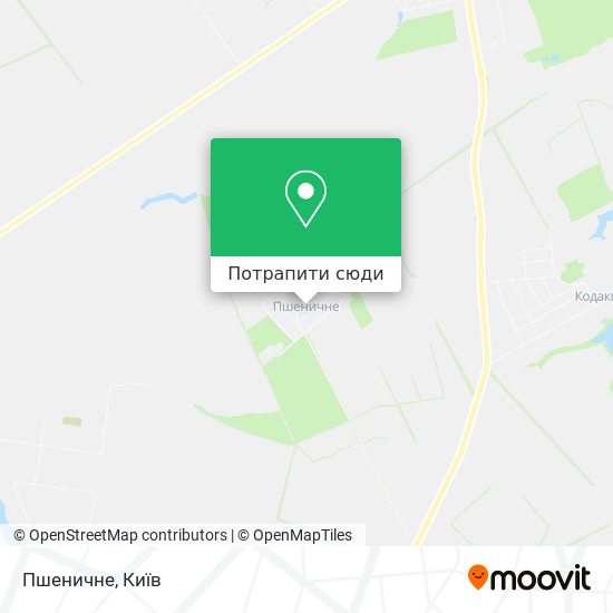 Карта Пшеничне