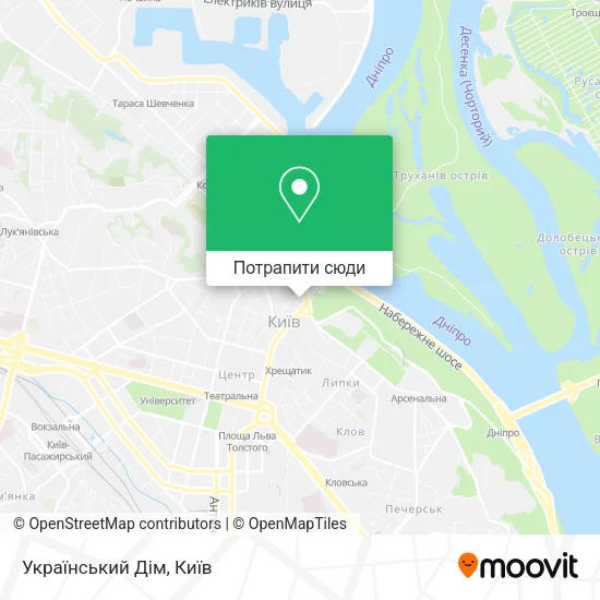 Карта Український Дім