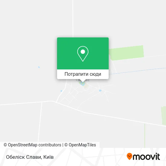 Карта Обеліск Слави