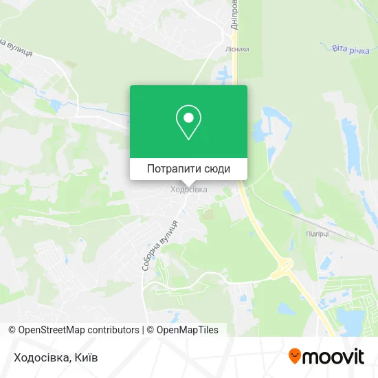 Карта Ходосівка