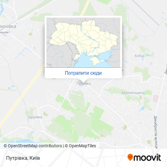 Карта Путрівка