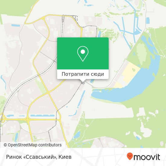 Карта Ринок «Ссавський»