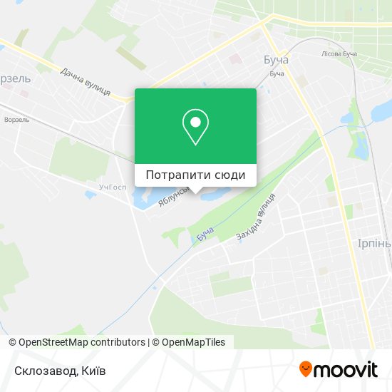 Карта Склозавод